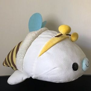 Large Mamegoma Bee Seal Plushie San-X